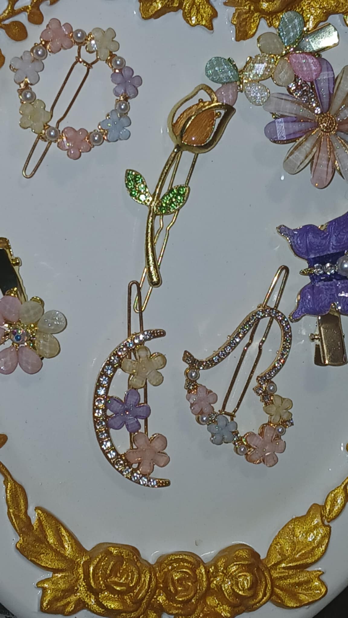 Spring Beauty Hair Clips